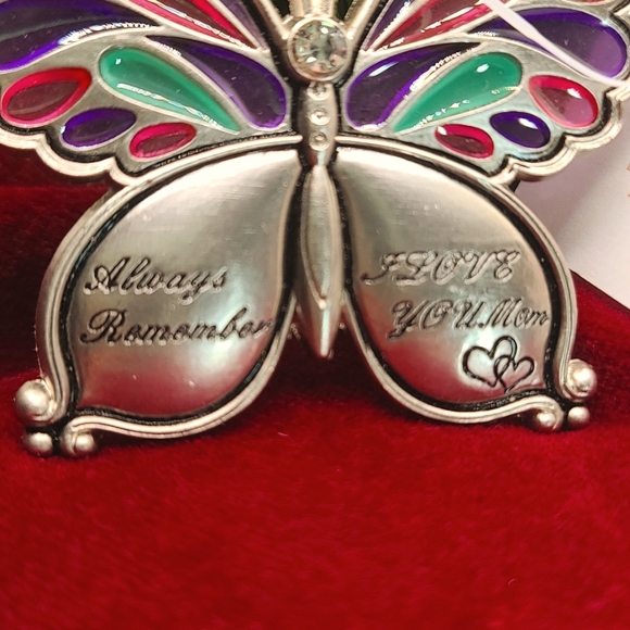 MOM says Always Remember I Love You on hanging pendant NWT - Picture 2 of 3